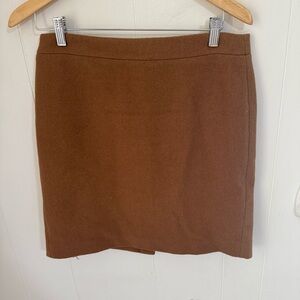 J. Crew Brown Mini Pencil Skirt Work Essential-SALE